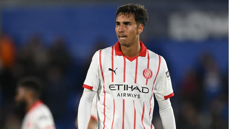 Vitor Reis está emprestado ao Girona, mas voltará ao Manchester City. Foto: Denis Doyle/Getty Images