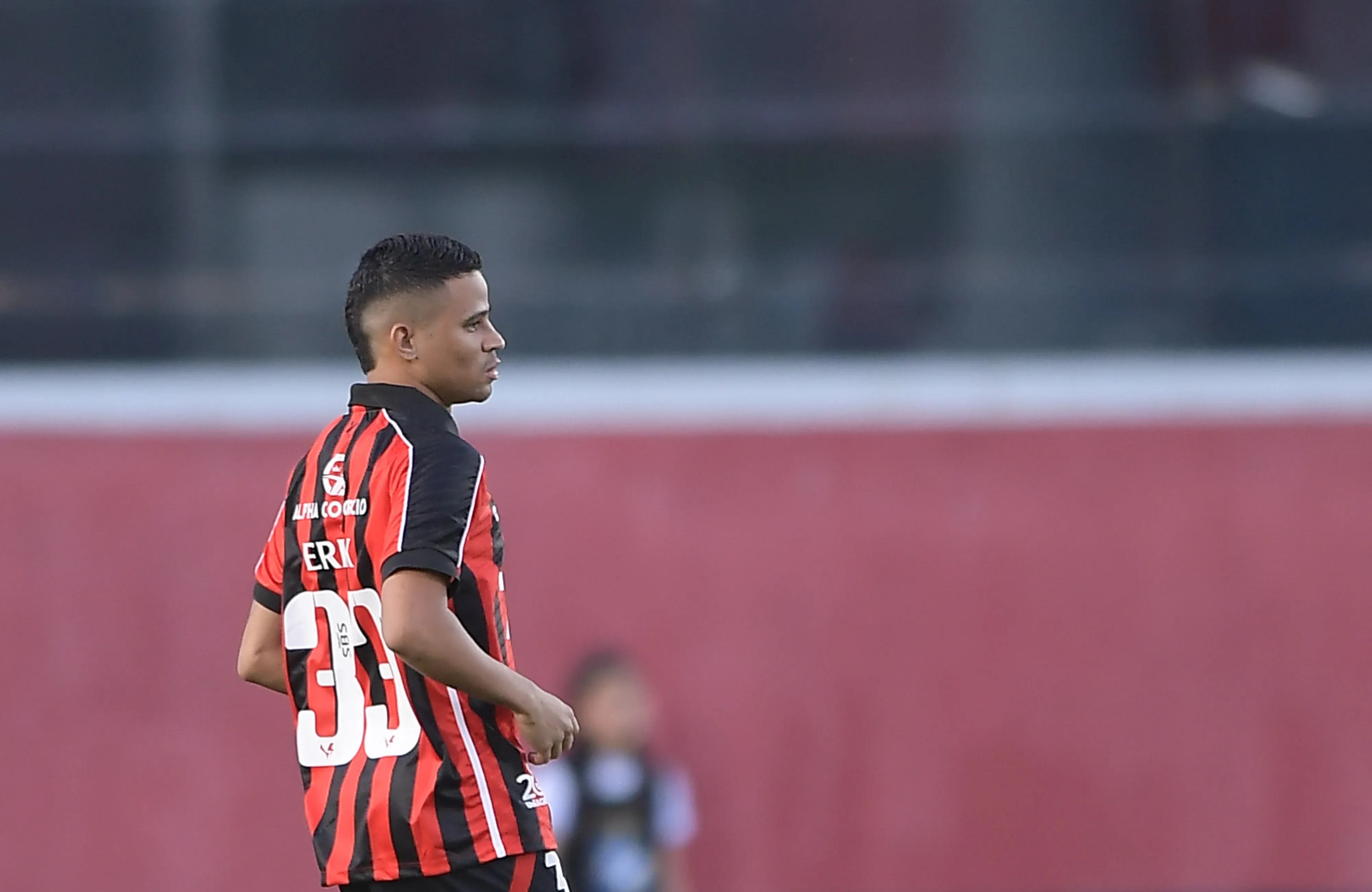 Erick jogador do Vitoria durante partida contra o Botafogo no estadio Barradao pelo campeonato Brasileiro A 2025. Foto: Jhony Pinho/AGIF