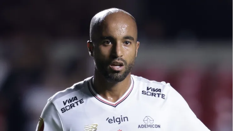 Lucas Moura jogador do Sao Paulo durante partida contra o Mirassol no estadio Morumbi pelo campeonato Paulista 2025. Foto: Marcello Zambrana/AGIF