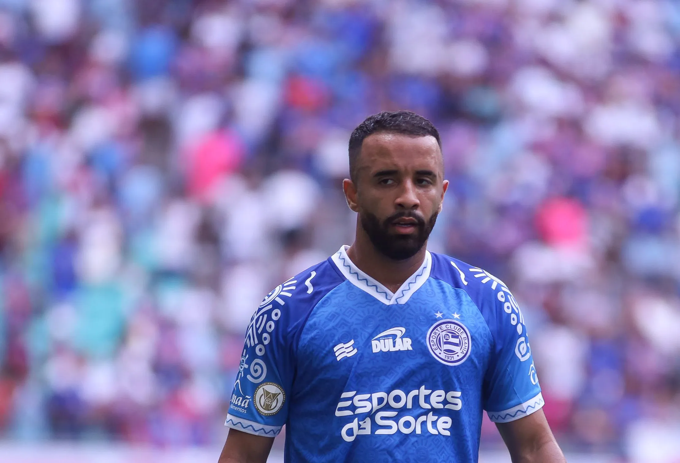 Caio Alexandre jogador do Bahia durante partida contra o Athletico-PR no estadio Arena Fonte Nova pelo campeonato Brasileiro A 2024. Foto: Jhony Pinho/AGIF