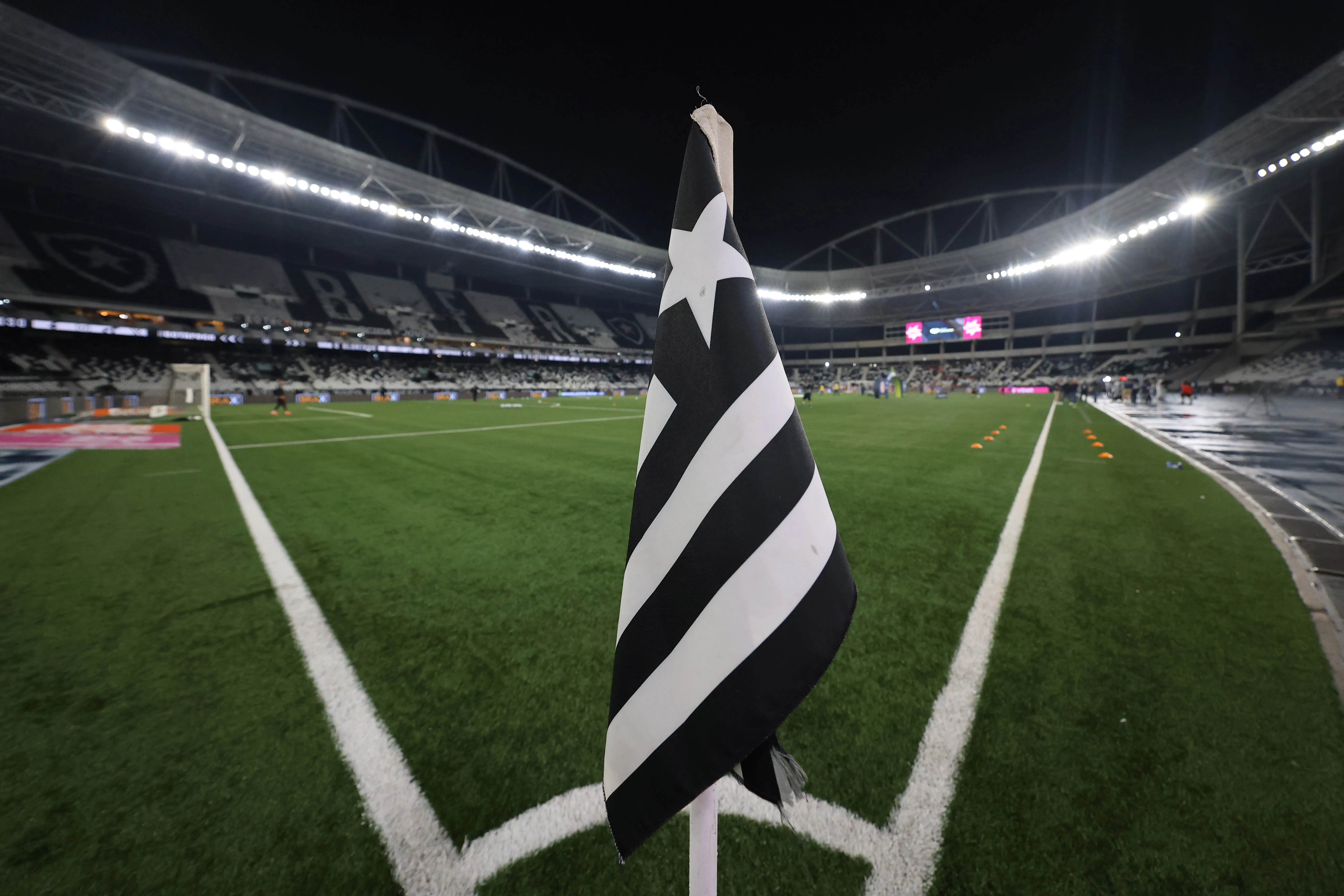 Gramado sintético do Nilton Santos.  (Photo by Wagner Meier/Getty Images)