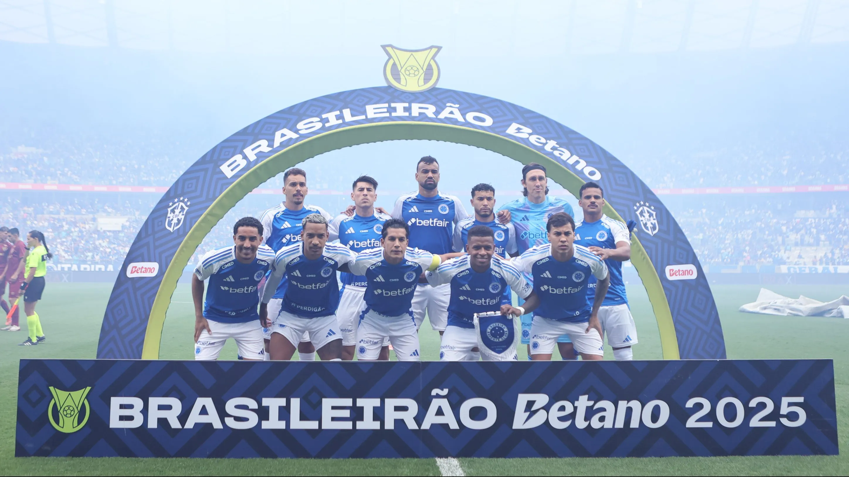 Equipe do Cruzeiro. Foto: Gilson Lobo/AGIF