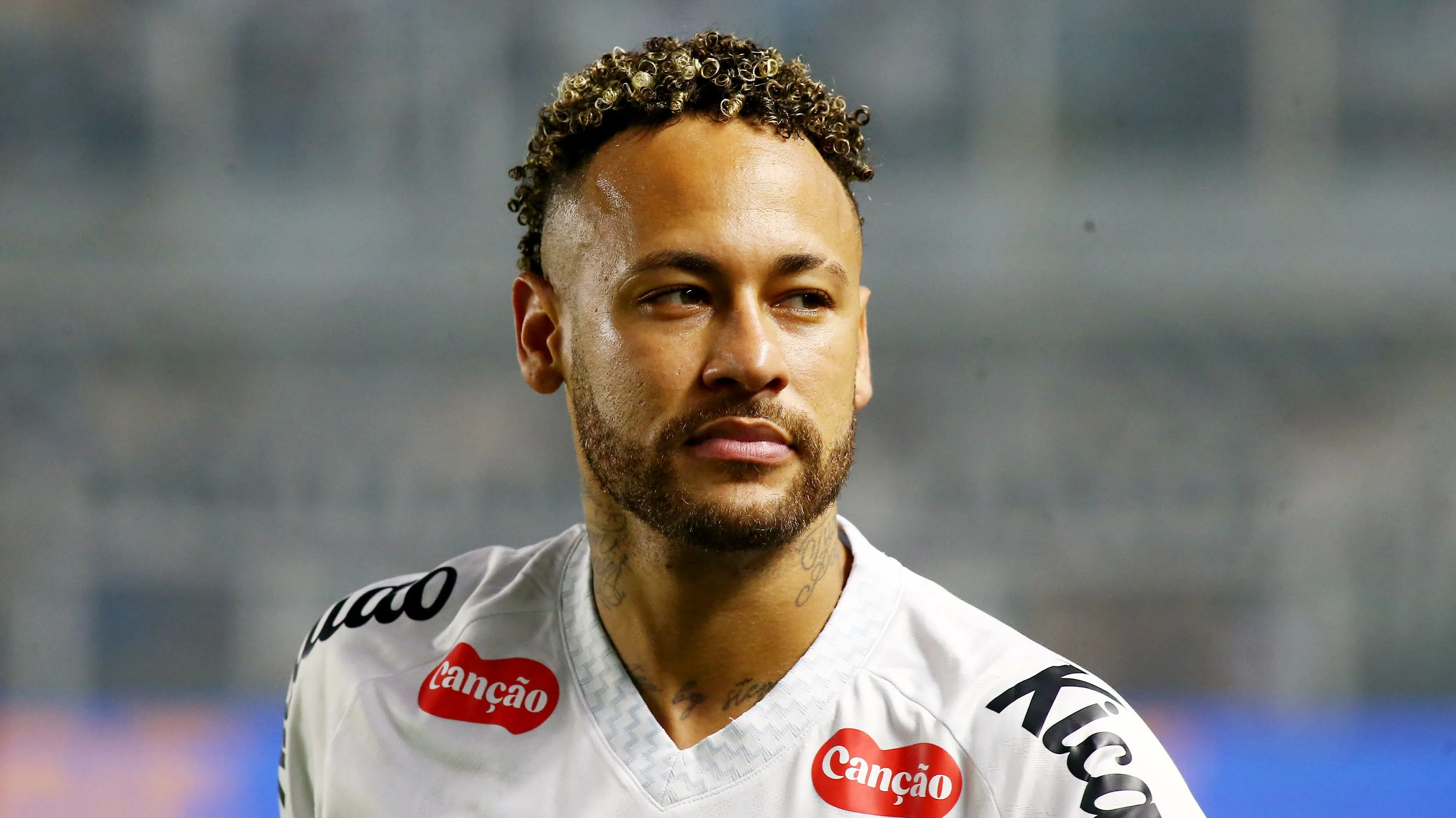 Neymar em campo pelo Santos. Foto: Mauricio De Souza/AGIF