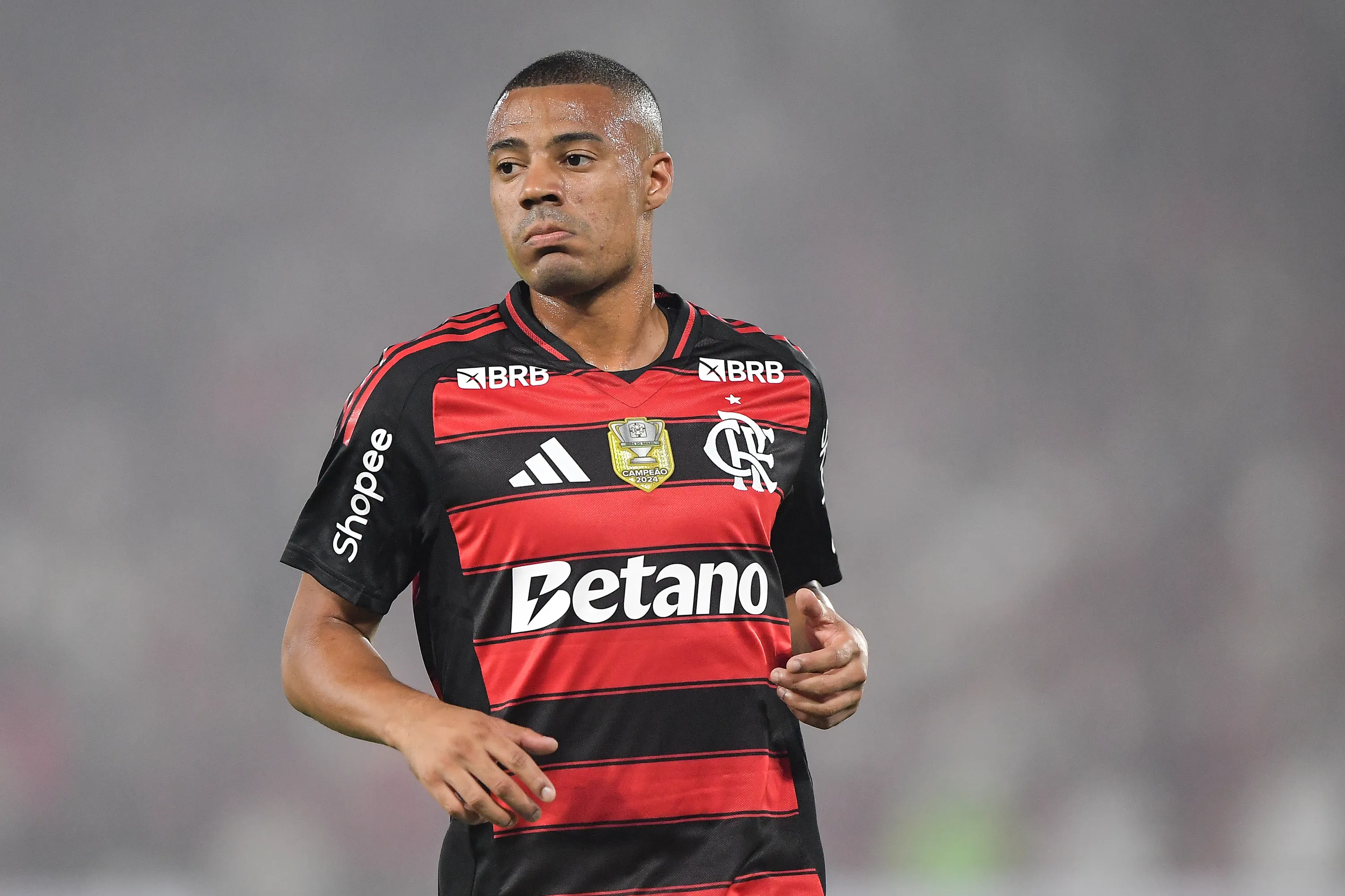 De la Cruz jogador do Flamengo durante partida contra o Sport  – Foto: Thiago Ribeiro/AGIF
