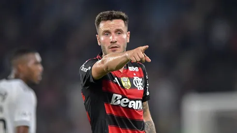 Saul jogador do Flamengo durante partida contra o Vasco no estadio Maracana pelo campeonato Brasileiro A 2025. Foto: Thiago Ribeiro/AGIF