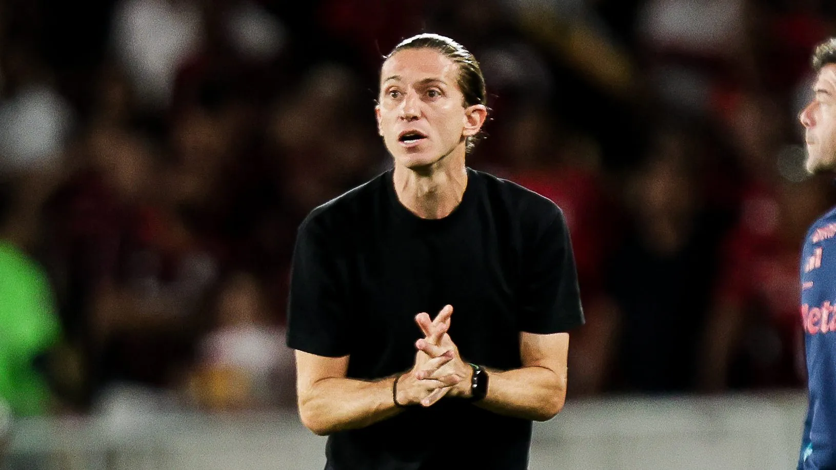 Filipe Luís durante partida do Rubro-Negro. Foto: Gilvan de Souza/Flamengo