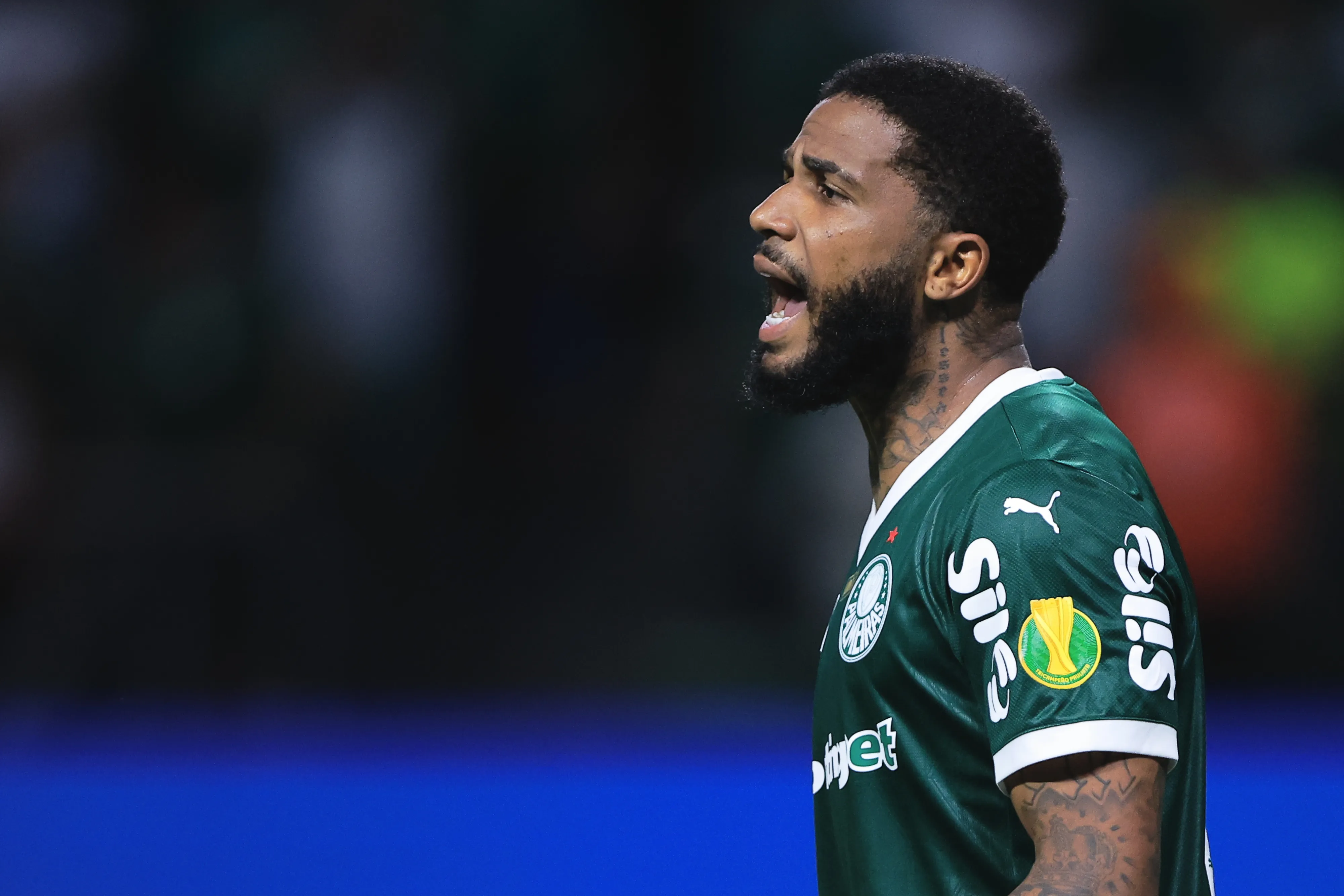 SP – SAO PAULO – 10/03/2025 – PAULISTA 2025, PALMEIRAS X SAO PAULO – Micael jogador do Palmeiras durante partida contra o Sao Paulo no estadio Arena Allianz Parque pelo campeonato Paulista 2025. Foto: Ettore Chiereguini/AGIF
