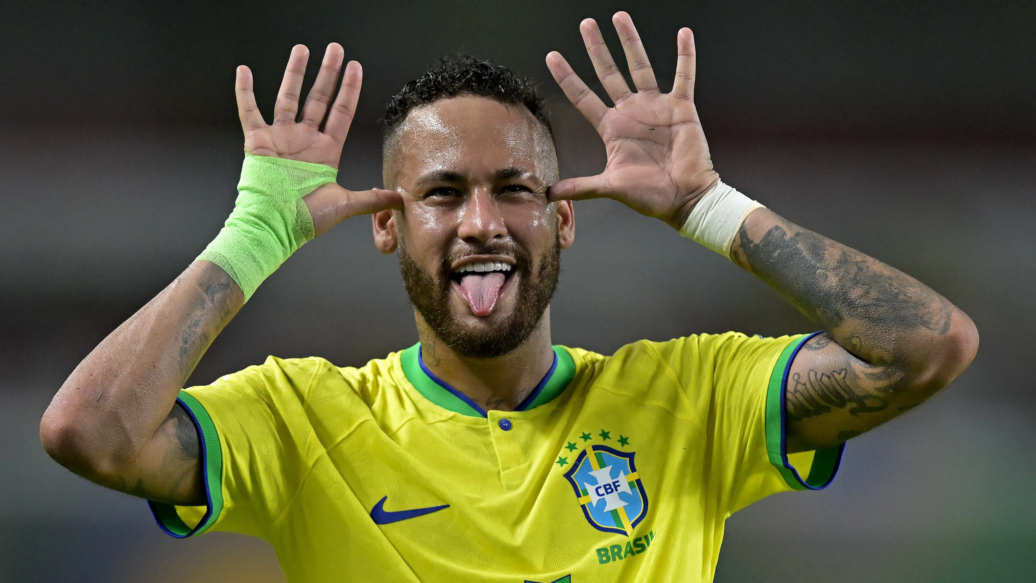 Neymar em campo pela Seleção Brasileira. (Photo by Pedro Vilela/Getty Images)