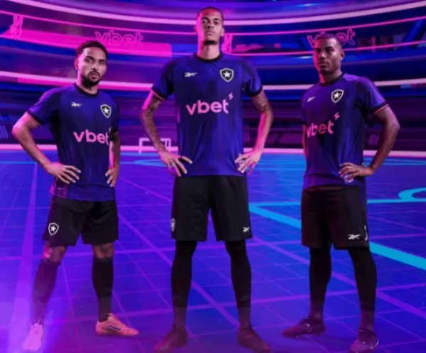 A nova camisa do Botafogo. Foto: Reprodução