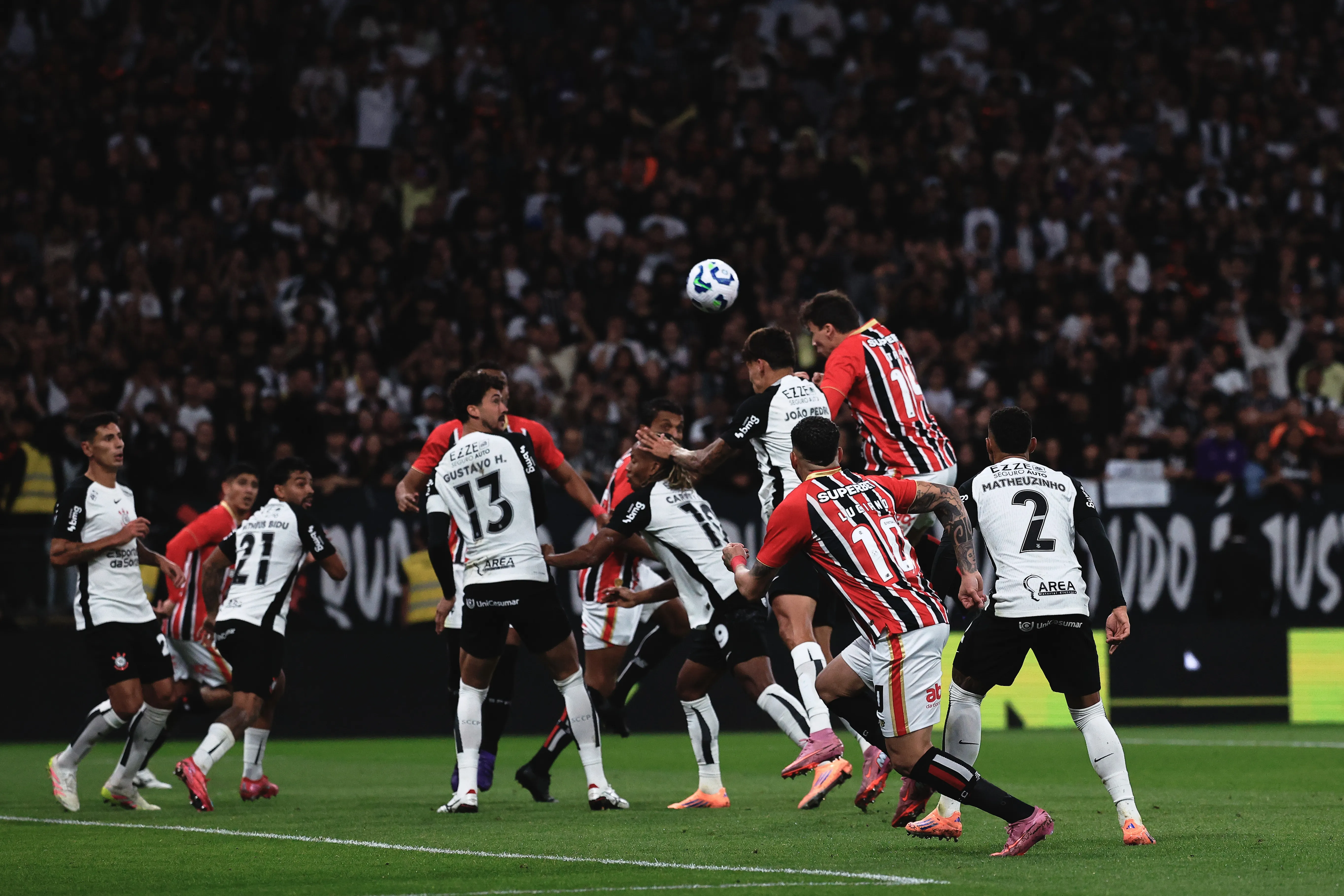 Corinthians x São Paulo pelo Brasileirão 2025. Foto: Ettore Chiereguini/AGIF