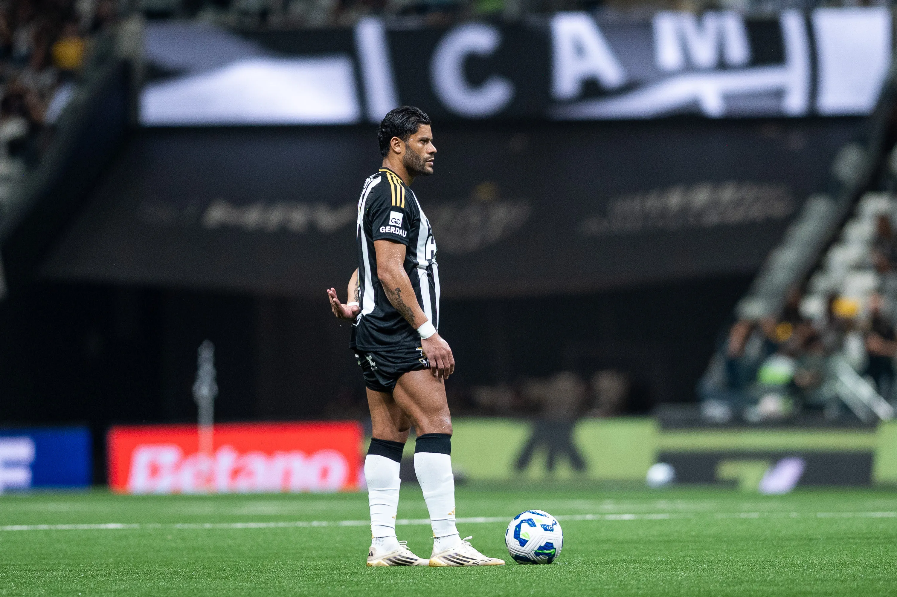 Hulk jogador do Atletico-MG durante partida contra o Bahia  – Foto: Alessandra Torres/AGIF