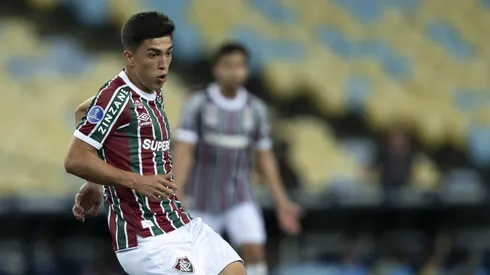 Rúben Lezcano em campo pelo Fluminense