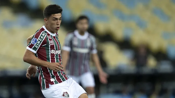 Rúben Lezcano em campo pelo Fluminense