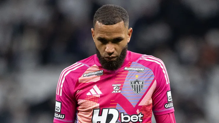 EVERSON goleiro do Atletico-MG durante partida contra o Corinthians no estadio Arena Corinthians pelo campeonato Brasileiro A 2025. Foto: Joisel Amaral/AGIF