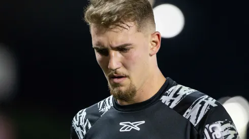 Léo Linck durante confronto contra o Bragantino na Copa do Brasil de 2025.