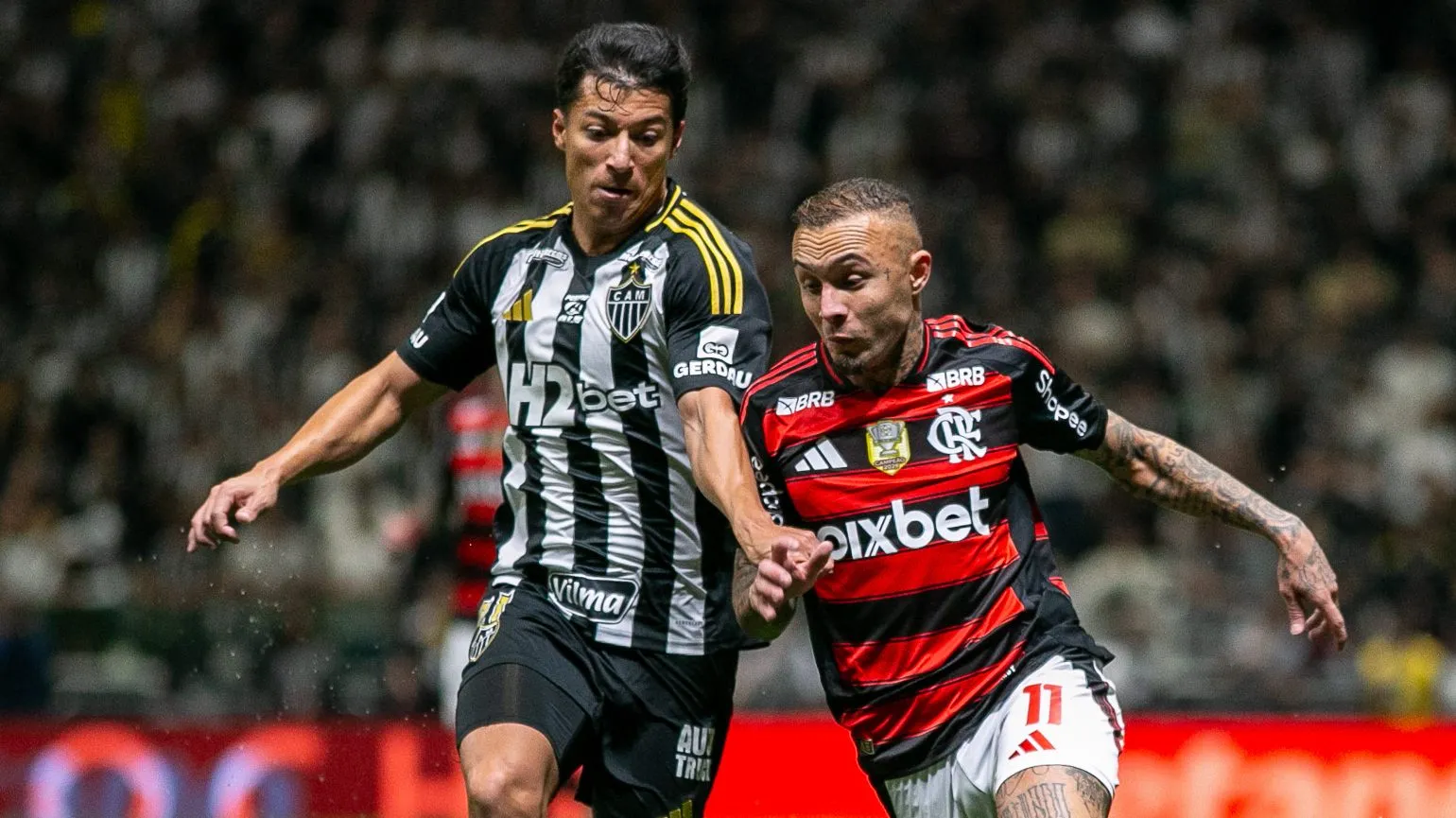 Atlético-MG x Flamengo. Foto: Fernando Moreno/AGIF