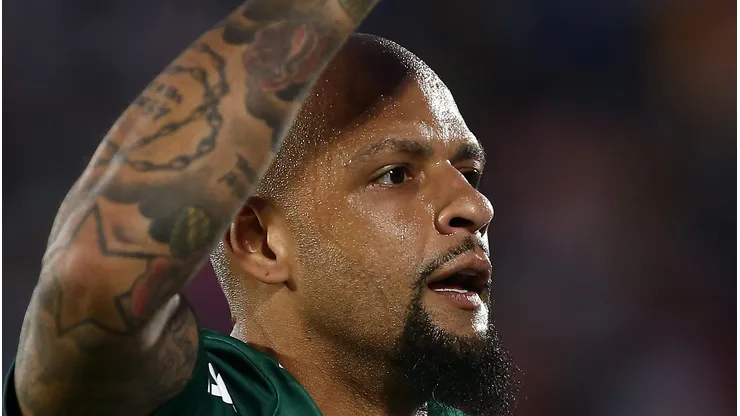 Felipe Melo pelo Palmeiras na final da Libertadores 2021. (Photo by Ernesto Ryan/Getty Images)