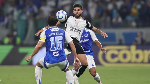 Yuri Alberto jogador do Corinthians durante partida contra o Cruzeiro no estadio Mineirao pelo campeonato Brasileiro A 2025. Foto: Gilson Lobo/AGIF
