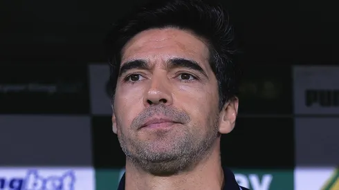Abel Ferreira tecnico do Palmeiras durante partida contra o Cruzeiro no estadio Arena Allianz Parque pelo campeonato Brasileiro A 2025. Foto: Ettore Chiereguini/AGIF
