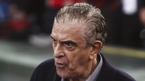 PR – CURITIBA – 06/04/2024 – PARANAENSE 2024, ATHLETICO-PR X MARINGA – FINAL – Mario Celso Petraglia presidente do Athletico-PR durante partida contra o Maringa no estadio Arena da Baixada pelo campeonato Paranaense 2024. Foto: Gabriel Rosa Machado/AGIF