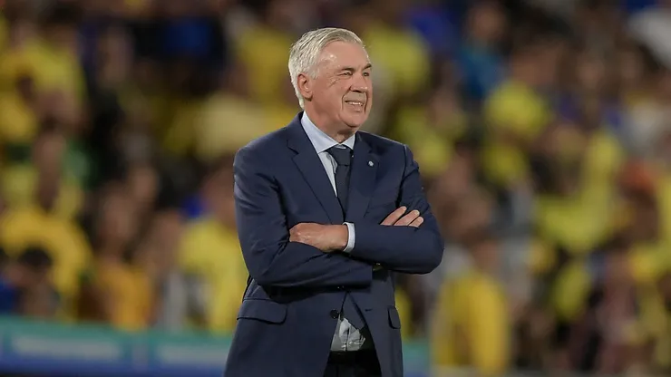 Carlo Ancelotti tecnico do Brasil durante partida contra o Chile no estadio Maracana pelo campeonato Eliminatorias Copa Do Mundo 2026. Foto: Thiago Ribeiro/AGIF
