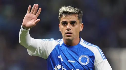 Fagner jogador do Cruzeiro durante partida contra o CRB no estadio Mineirao pelo campeonato Copa Do Brasil 2025. Foto: Gilson Lobo/AGIF