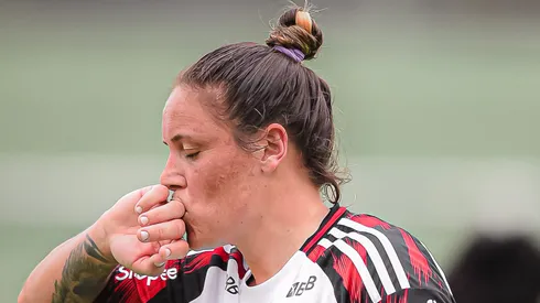Glaúcia pelo Flamengo (Foto: PaulaReis/Flamengo)