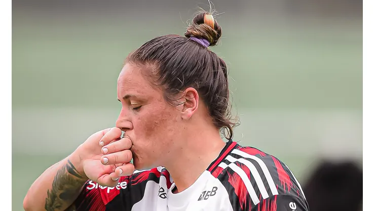 Glaúcia pelo Flamengo (Foto: PaulaReis/Flamengo)