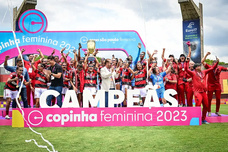 O Flamengo foi o primeiro clube a conquistar a Copinha Feminina - Foto: Rodrigo Corsi/FPF