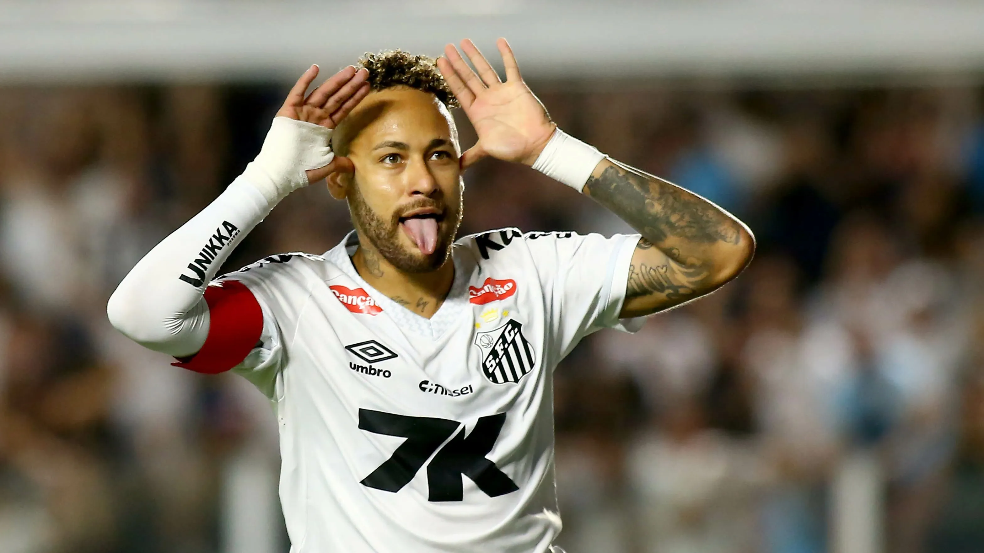 Neymar treinou - Foto: Mauricio De Souza/AGIF.