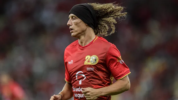 David Luiz jogador do time Vermelho durante partida contra o time branco no estadio Maracana pelo Jogo das Estrelas - Zico All Star Game 2024 Foto: Thiago Ribeiro/AGIF
