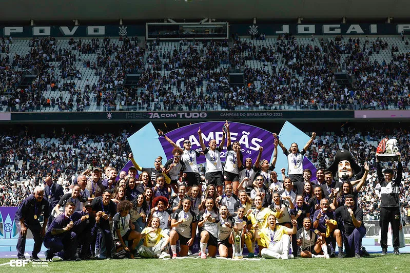 Corinthians volta a disputar uma partida de Paulistão Feminino na Neo Química Arena após um ano - Foto: Rafael Ribeiro/CBF