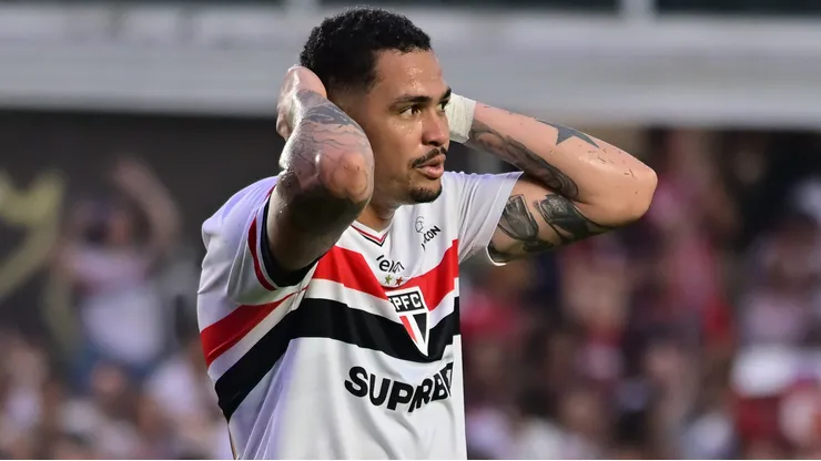 Luciano, atacante do São Paulo. Foto: Jota Erre/AGIF