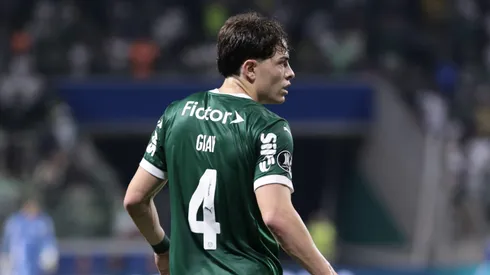 Giay jogador do Palmeiras durante partida contra o Universitario no estadio Arena Allianz Parque pelo campeonato Copa Libertadores 2025. Foto: Marcello Zambrana/AGIF