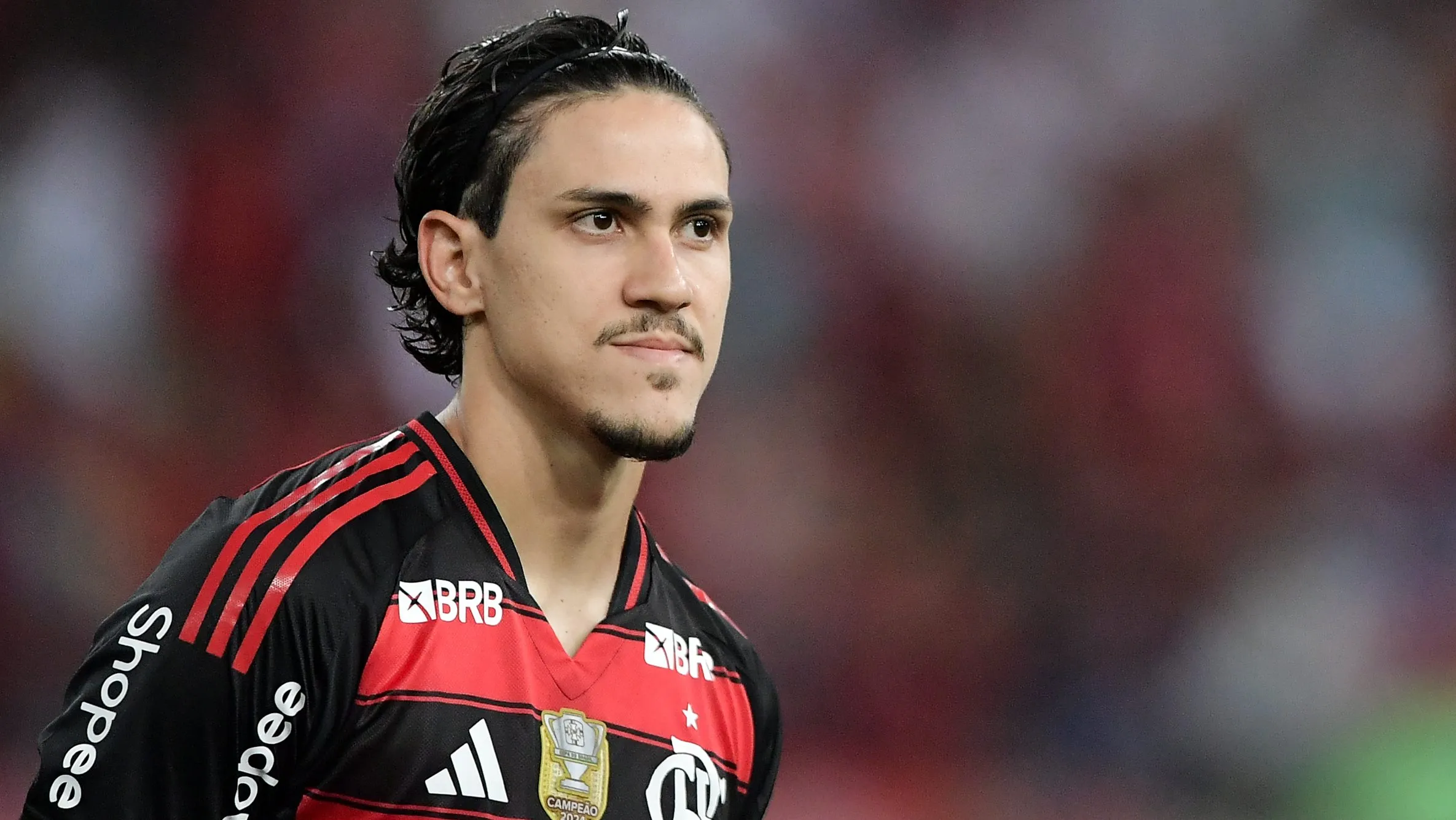 Pedro em campo pelo Flamengo. Foto: Thiago Ribeiro/AGIF