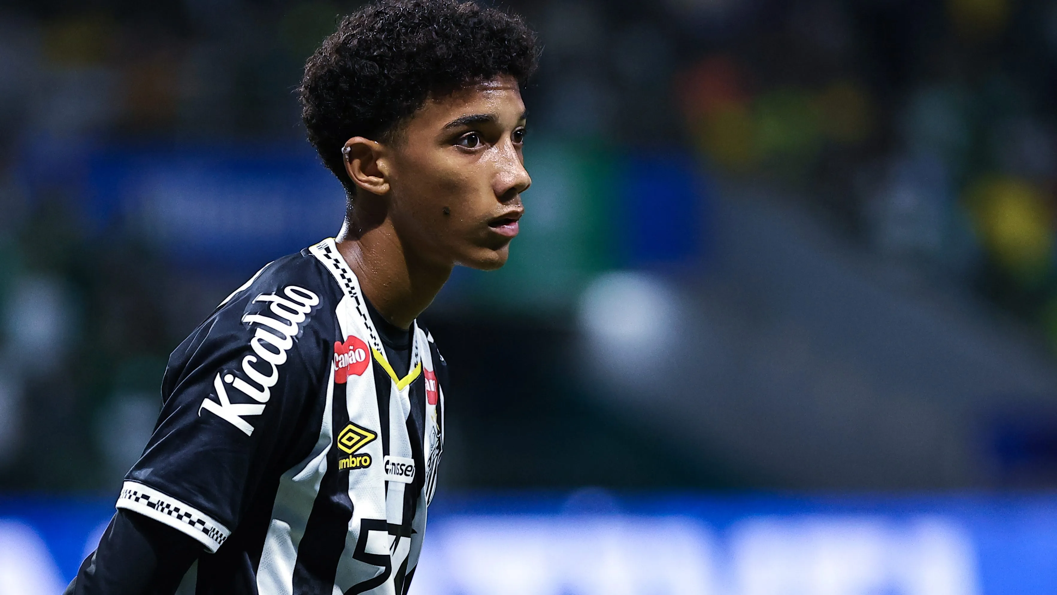 Robinho em campo pelo Santos. Foto: Fabio Giannelli/AGIF