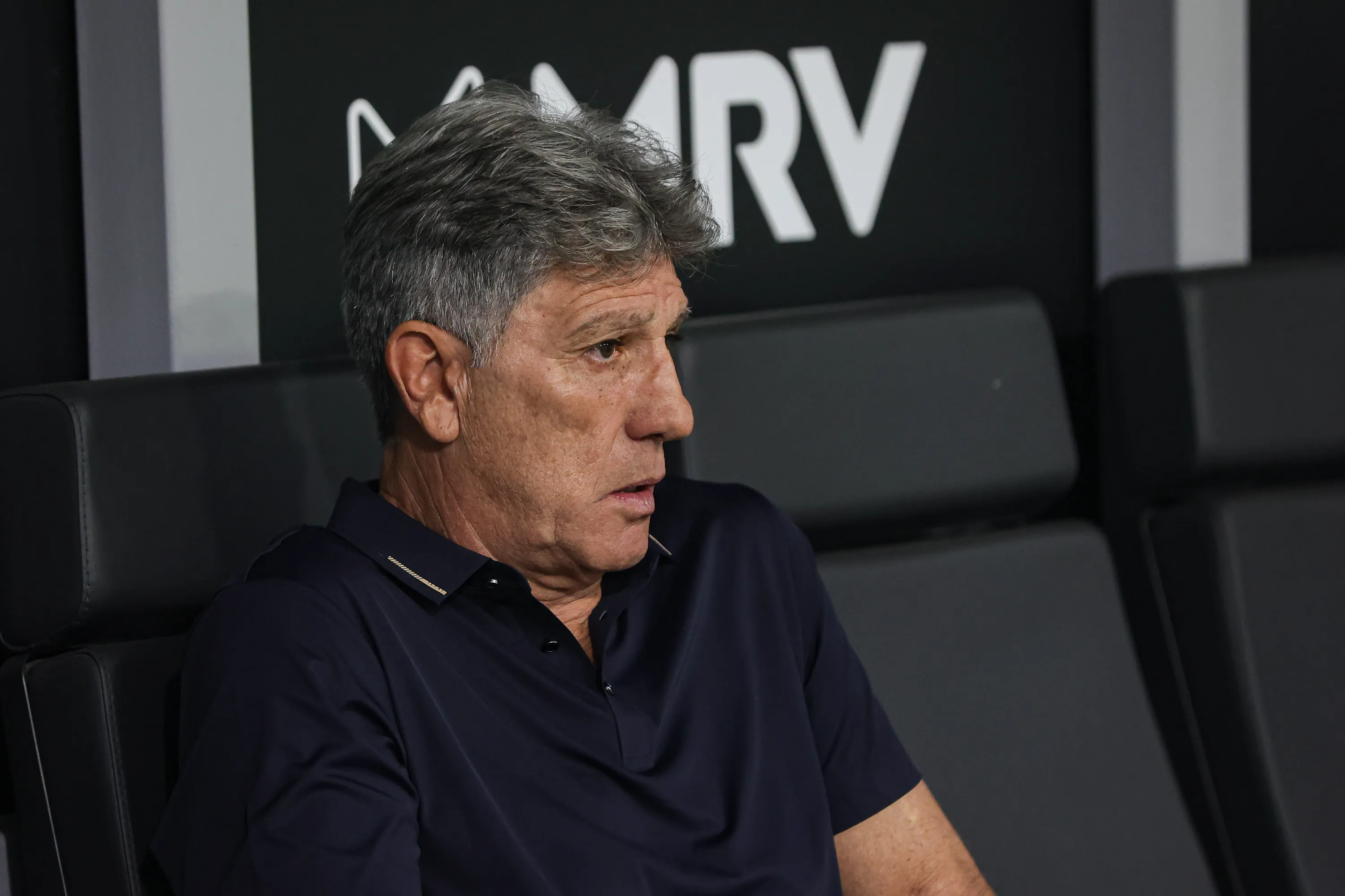 Renato Gaúcho, na última passagem pelo Grêmio, no campeonato Brasileiro 2024. Foto: Gilson Lobo/AGIF