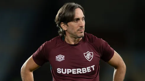 Zubeldía durante confronto contra o São Paulo no Campeonato Brasileiro de 2025.