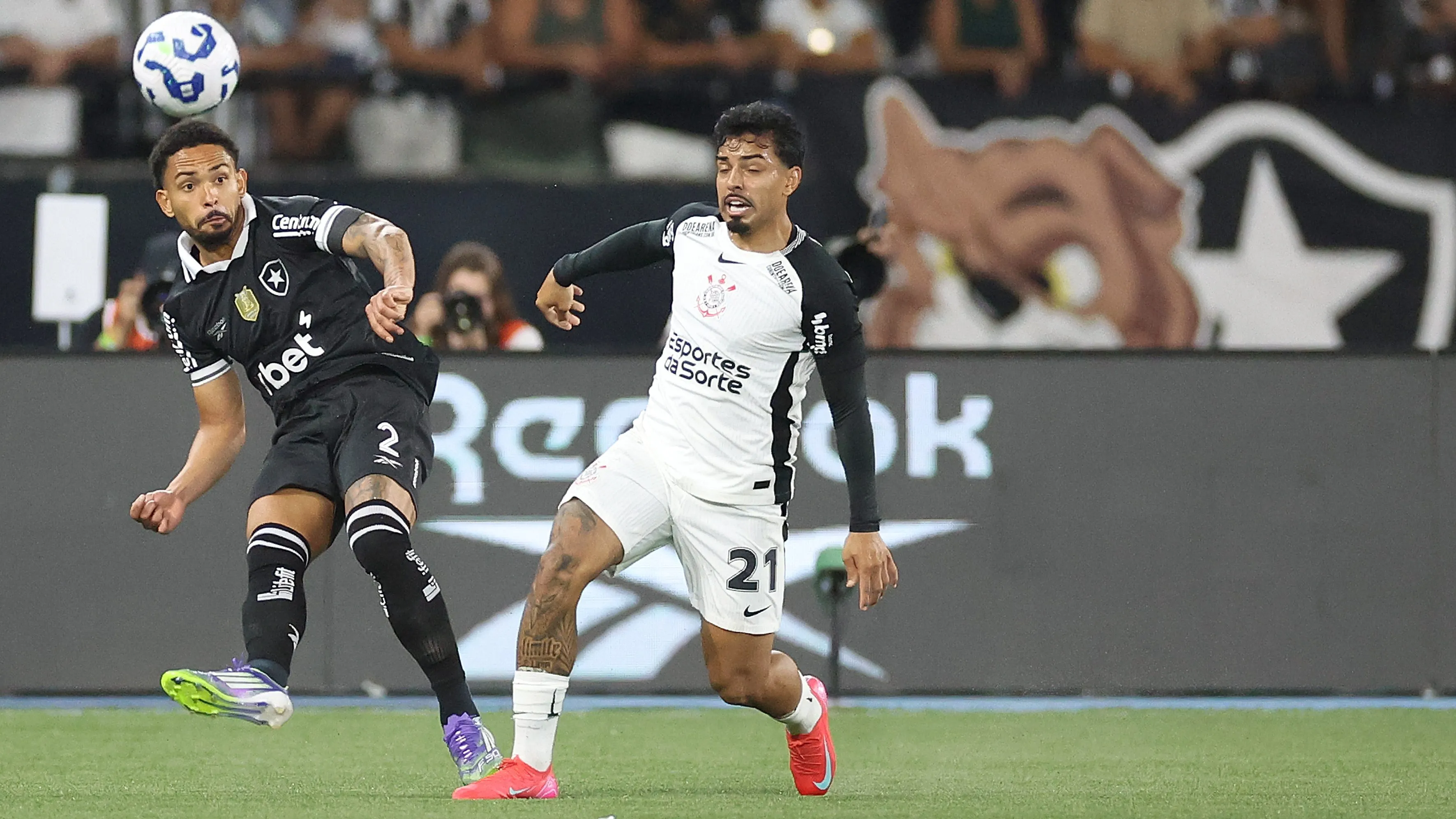 Corinthians x Botafogo. Foto: Vitor Silva/Botafogo