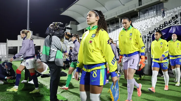 Angelina, meio-campo do Brasil, comenta sobre a atuação das brasileiras sobre as norueguesas - Foto: Lívia Villas Boas/CBF