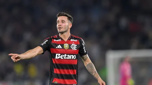 Saúl, meia do Flamengo Foto: Thiago Ribeiro/AGIF