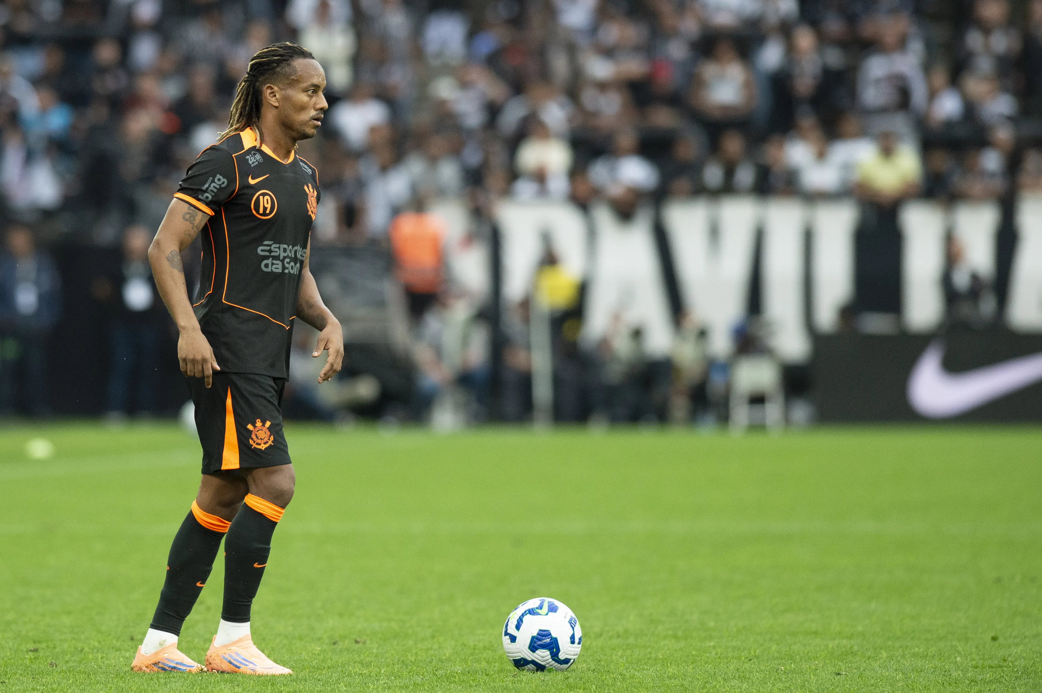 SP – SAO PAULO – 02/11/2025 – BRASILEIRO A 2025, CORINTHIANS X GREMIO – Carrillo jogador do Corinthians durante partida contra o Gremio no estadio Arena Corinthians pelo campeonato Brasileiro A 2025. Foto: Anderson Romao/AGIF