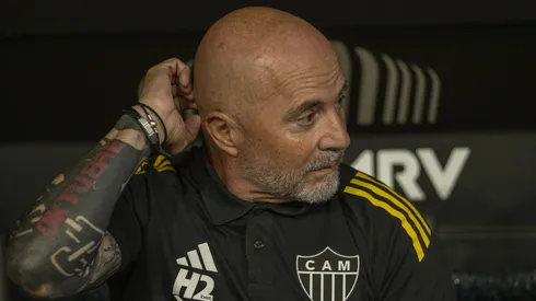 Jorge Sampaoli, técnico do Atlético-MG. Foto: Fernando Moreno/AGIF