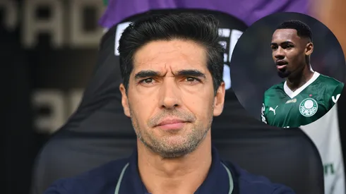 Abel é criticado por ter substituído em Palmeiras x Flamengo na Libertadores (Imagem: Rodrigo Valle/Getty Images/ Marcello Zambrana/AGIF)