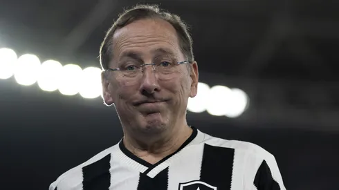 John Textor dono da SAF do Botafogo antes da partida contra o Vitoria no estadio Engenhao pelo campeonato Brasileiro A 2024. Foto: Jorge Rodrigues/AGIF
