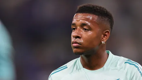 MG – BELO HORIZONTE – 18/10/2025 – BRASILEIRO A 2025, CRUZEIRO X FORTALEZA – Keny Arroyo jogador do Cruzeiro durante aquecimento antes da partida contra o Fortaleza no estadio Mineirao pelo campeonato Brasileiro A 2025. Foto: Gilson Lobo/AGIF