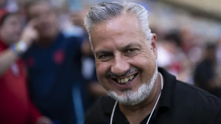 José Boto diretor de futebol do Flamengo antes da partida contra o Fluminense no estádio Maracanã pelo campeonato Carioca 2025. Foto: Jorge Rodrigues/AGIF