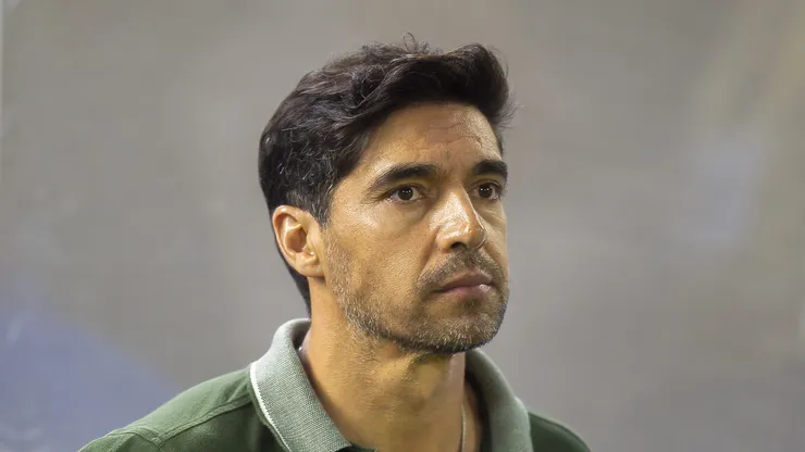 Abel Ferreira tecnico do Palmeiras durante partida contra o Novorizontino no estadio Arena Barueri pelo campeonato Paulista 2025.