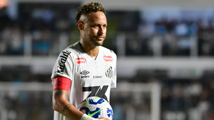 Neymar em ação pelo Santos no Campeonato Brasileiro