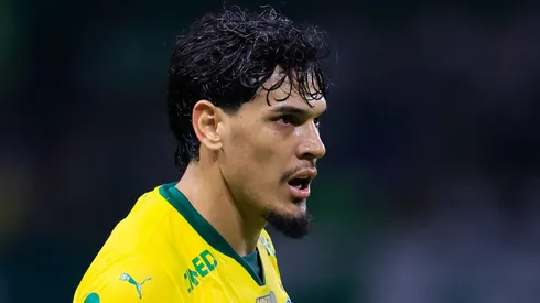 Gustavo Gomez jogador do Palmeiras durante partida contra o Fluminense no estadio Arena Allianz Parque pelo campeonato Brasileiro A 2025. Foto: Marcello Zambrana/AGIF